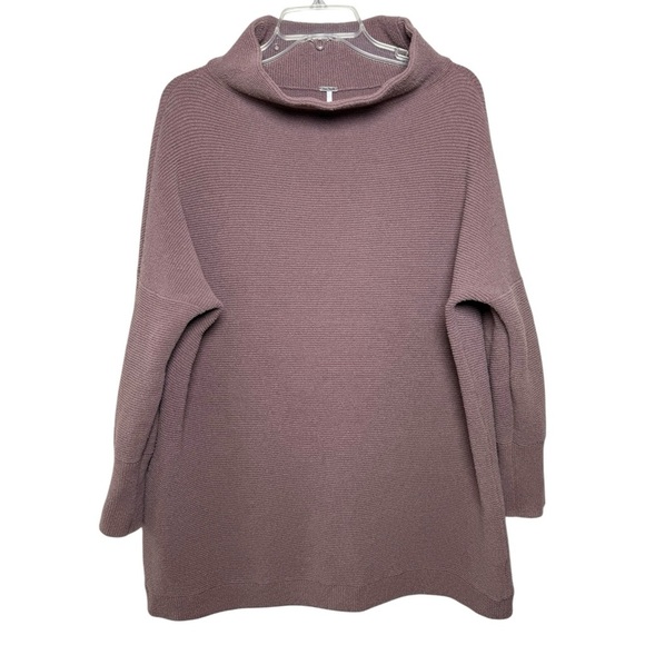 Free People Ottoman Slouchy Oversized Tunic Sweater Dress Sz Small Nutmeg Brown - Picture 4 of 11